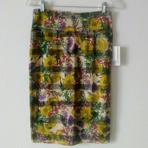 LuLaRoe floral cassie skirt nwt